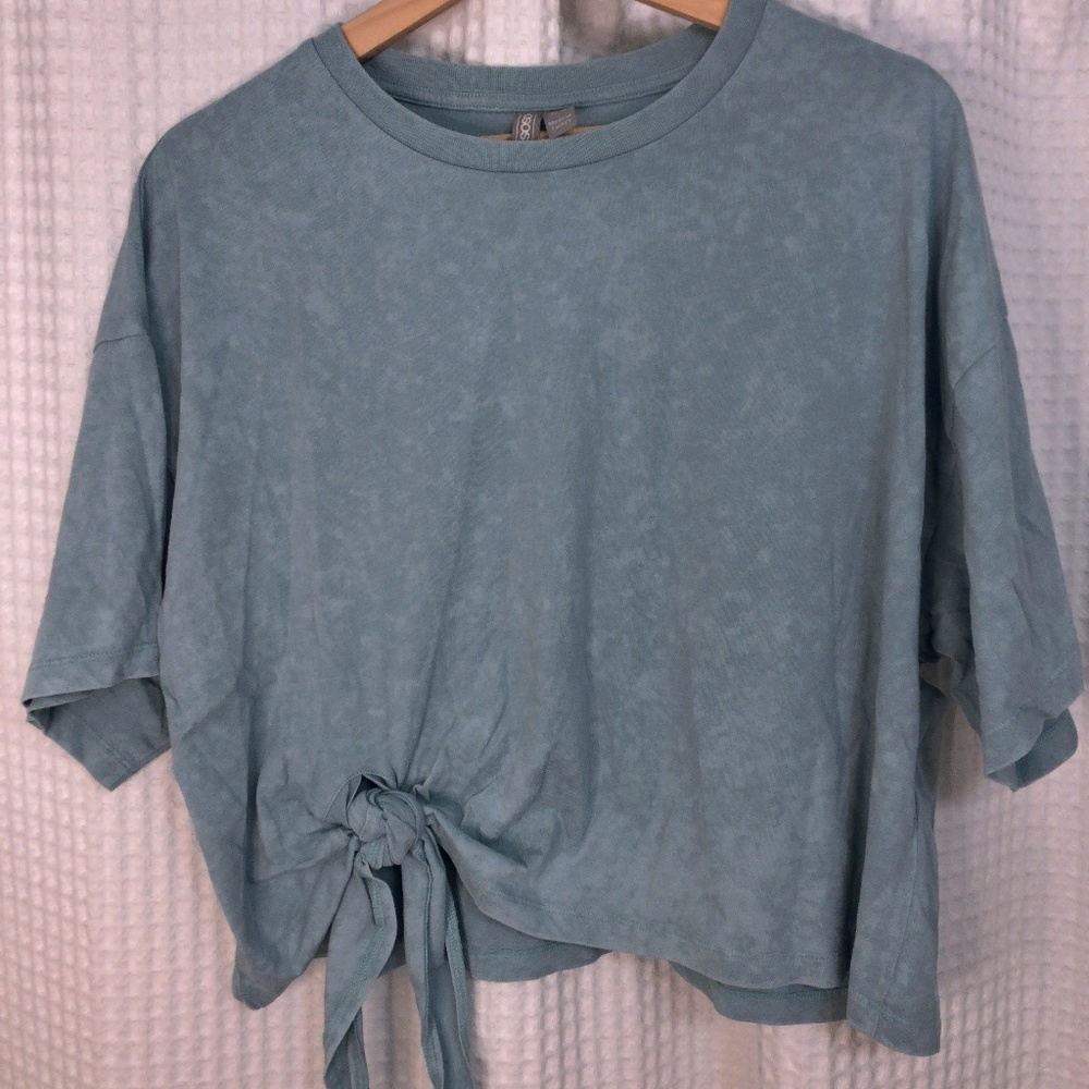 ***MUST GO***ASOS Light blue tie shirt